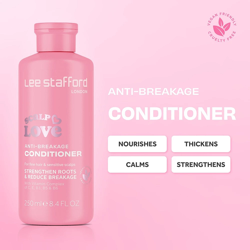 Lee Stafford Scalp Love Balsam pentru par fin - Fortifiere si Elasticitate Anti-Rupere, 250 ml
