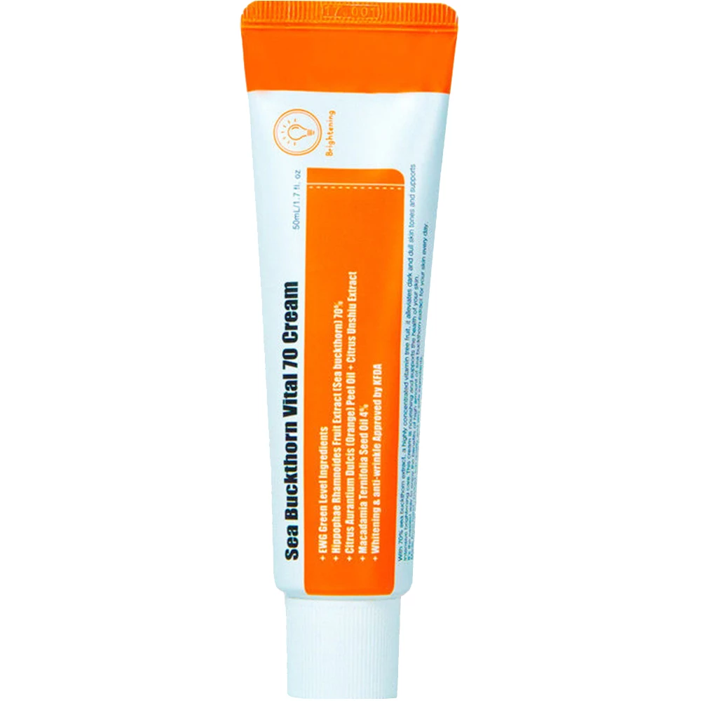 PURITO Sea Buckthorn Vital Crema pentru fata Catina 70 - Hidratare si Luminozitate Intensa, 50 ml