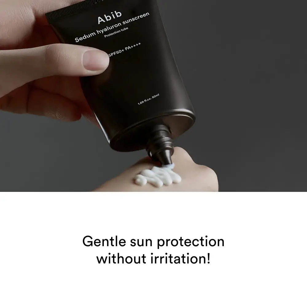 Abib Sedum Hyaluron Crema de fata SPF 50+ PA++++ - Protectie UV si hidratare intensa, 50 ml
