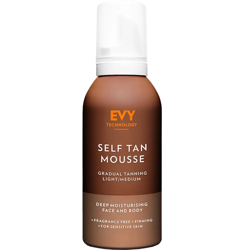 EVY Self Tan Spumă autobronzantă Light/Medium 150 ml – Bronz natural și uniform pentru toate tipurile de piele
