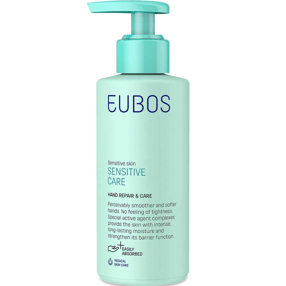 EUBOS Sensitive Care Hand Repair and Care dispenser Crema de maini - hidratare si rezistenta, 150 ml