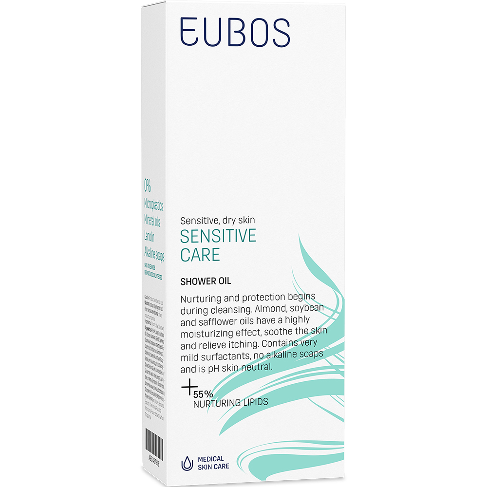 EUBOS Sensitive Care Shower Oil ulei de dus - hidratare si protectie, 200 ml