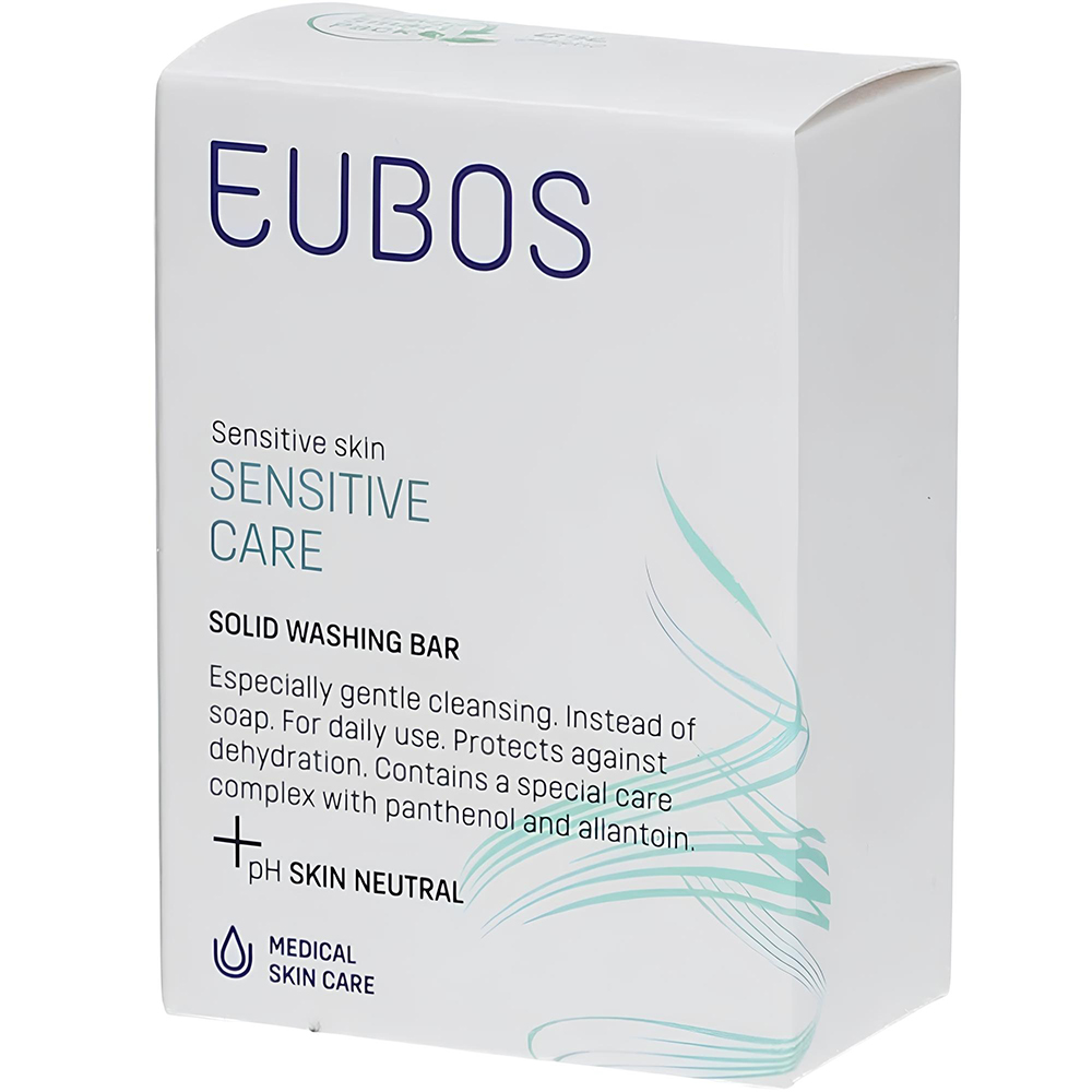EUBOS Sensitive Care Solid Washing Bar Sapun - curatare si confort, 125 gr