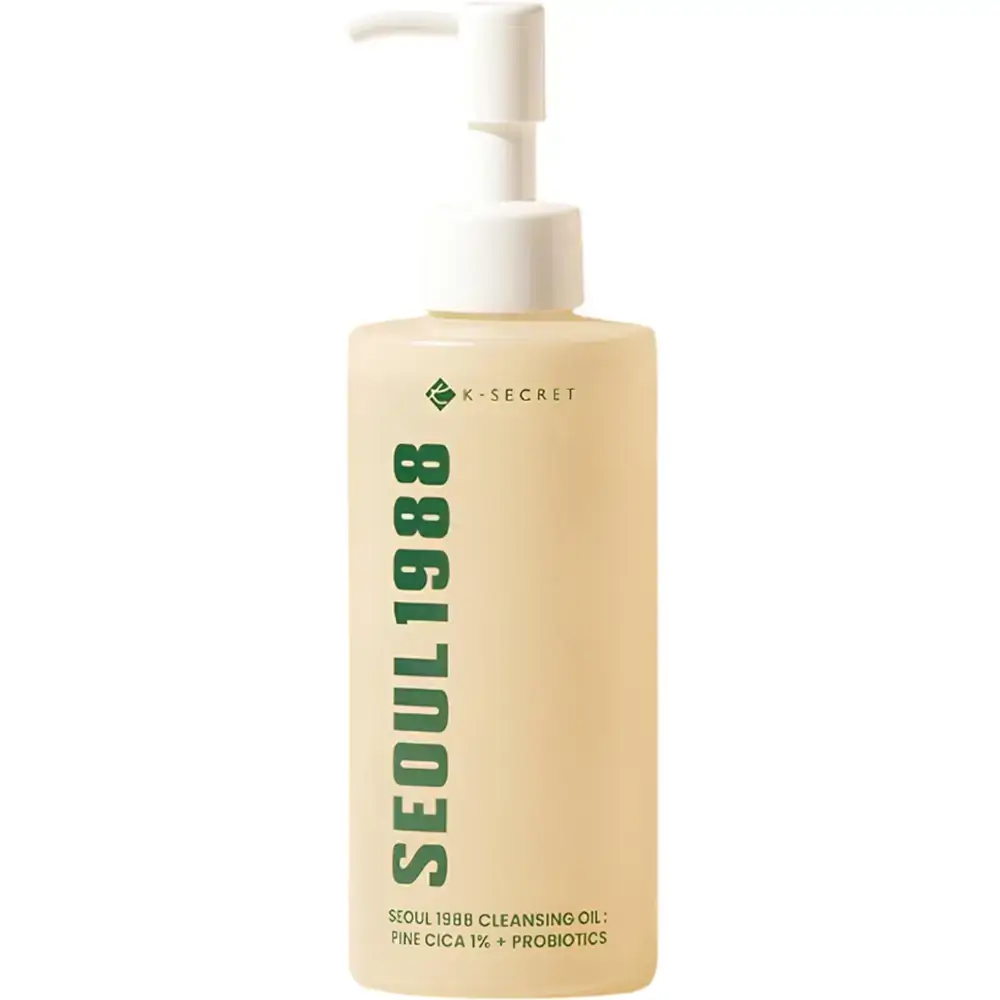 KSECRET Seoul 1988 Ulei de Curatare cu Centella si Probiotice Pine Cica 1% - Curatare Profunda, Anti-Acnee si Calmare, 200 ml