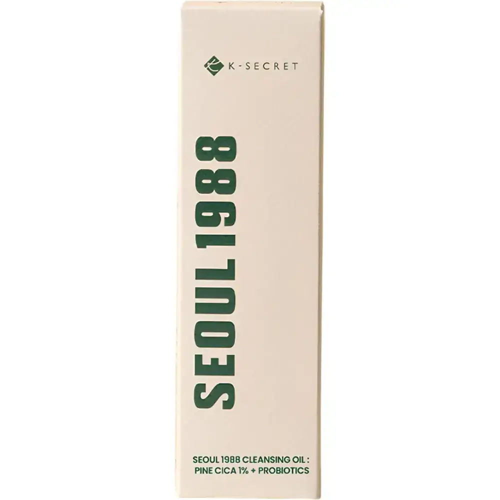 KSECRET Seoul 1988 Ulei de Curatare cu Centella si Probiotice Pine Cica 1% - Curatare Profunda, Anti-Acnee si Calmare, 200 ml