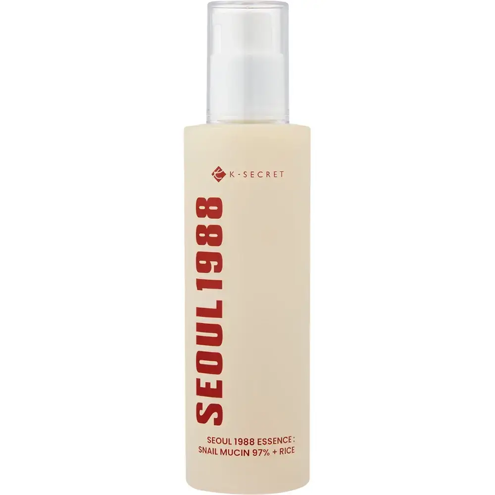 KSECRET Seoul 1988 Esenta Faciala cu Mucina de Melc si Orez - Hidratare si Calmare Intensiva, 100 ml