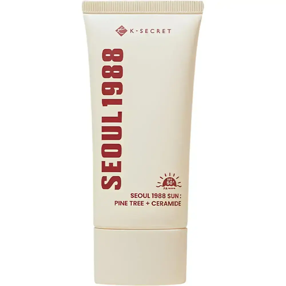 KSECRET Seoul 1988 Crema de Protectie Solara Pine Tree si Ceramide SPF50+ - Hidratare Reparatorie si Protectie UV, 50 ml
