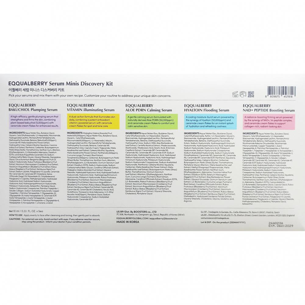 Serum Minis Discovery Kit Kit 5 x 10 ml