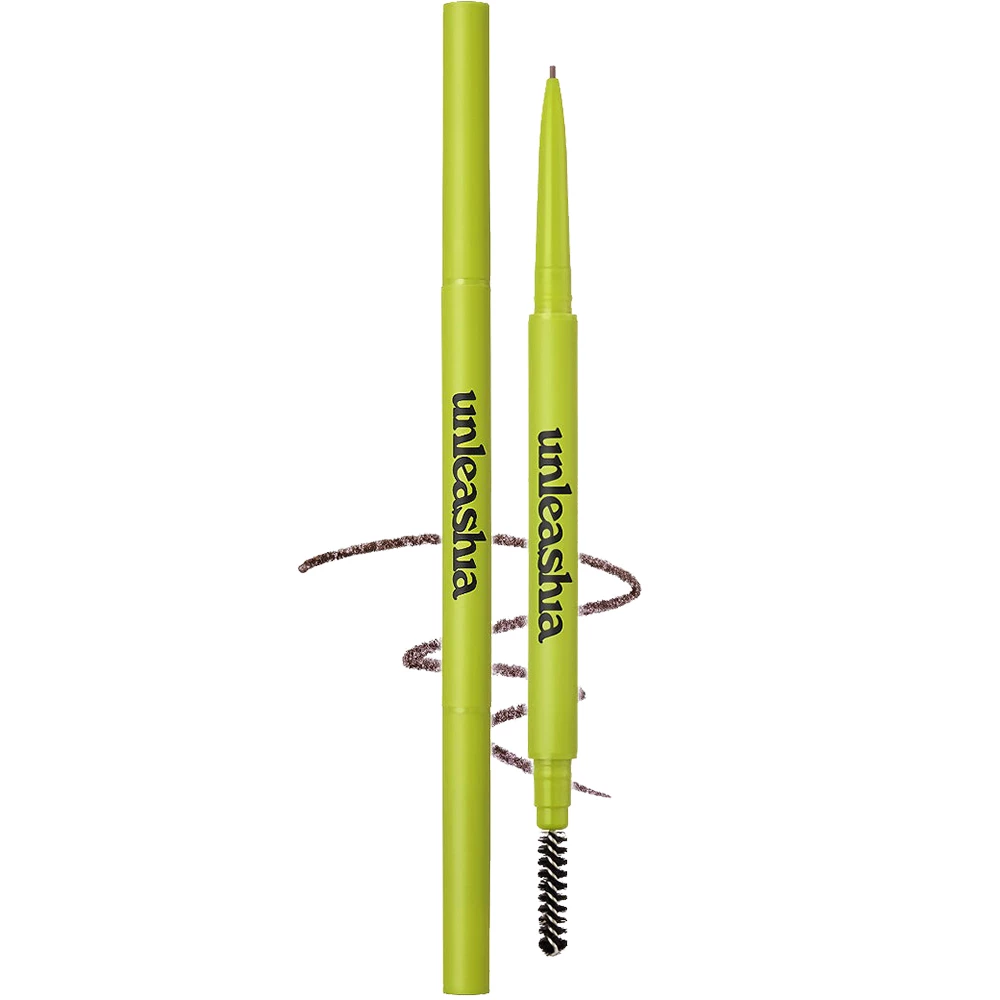 UNLEASHIA Shaper Defining Eyebrow Pencil creion de sprancene No. 2 Kraft Brown - precizie si rezistenta, 0.25 gr