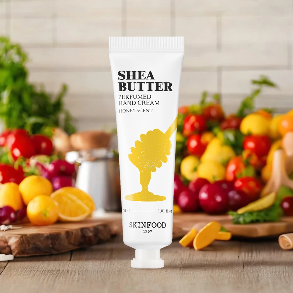 SKINFOOD Shea Butter Crema de Maini cu Miere - Hidratare Intensiva si Catifelare, 30 ml