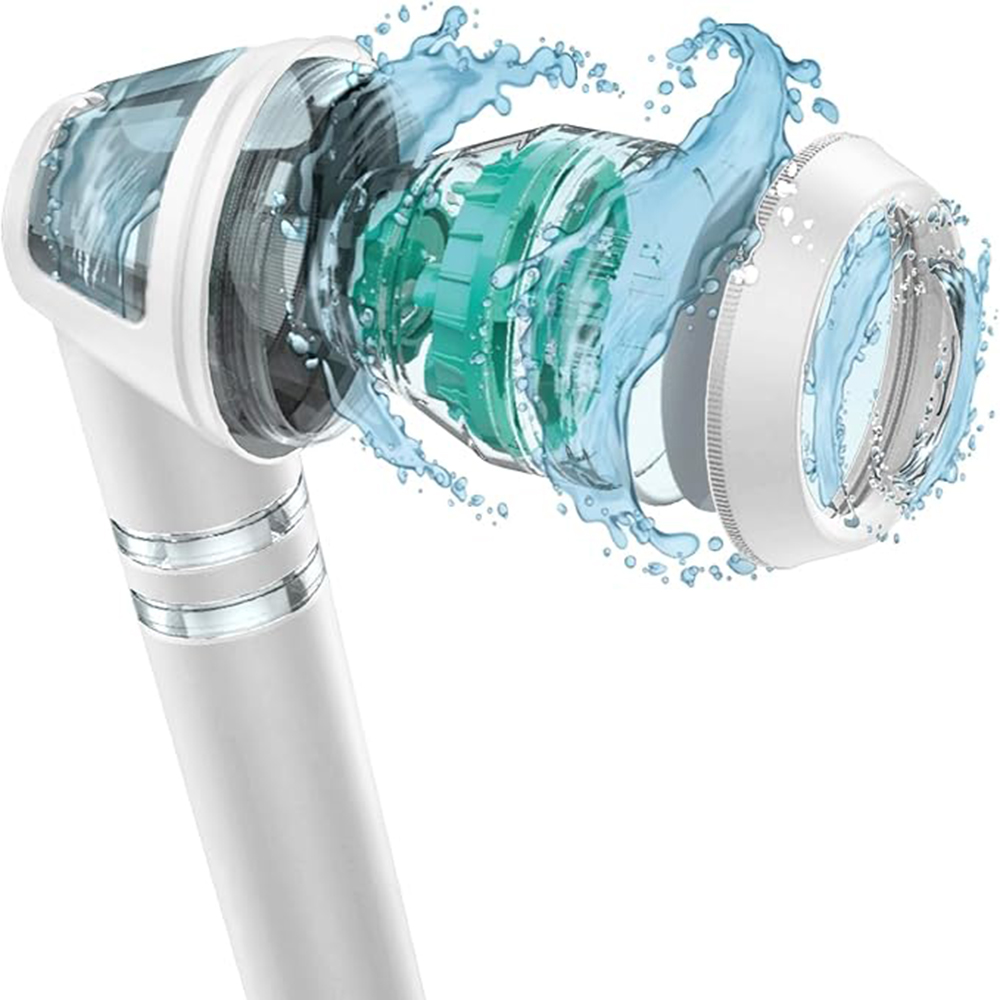POSEION Shower Head BT100 SW, Snow White - cap de dus magnetizant care contribuie la filtrarea impuritatilor din apa de dus si la metinerea confortului pielii si scalpului