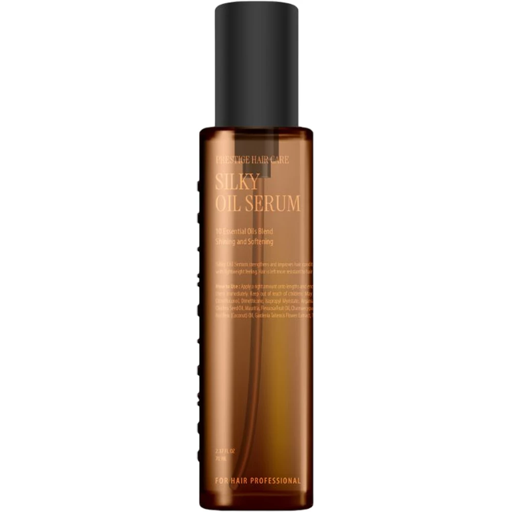 CURLY SHYLL Silky Oil Ulei Reparator pentru Par Deteriorat Floral Peach - Hidratare si Stralucire Intensa, 70 ml