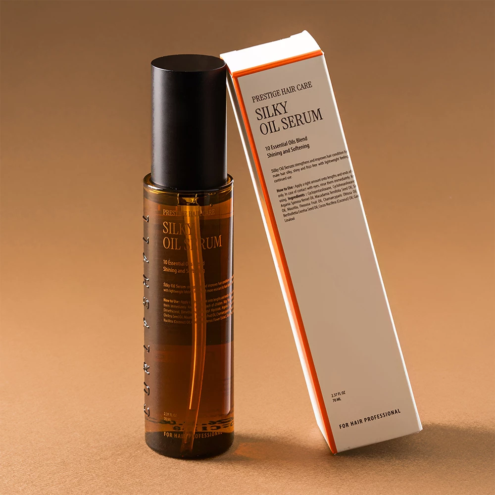CURLY SHYLL Silky Oil Ulei Reparator pentru Par Deteriorat Floral Peach - Hidratare si Stralucire Intensa, 70 ml