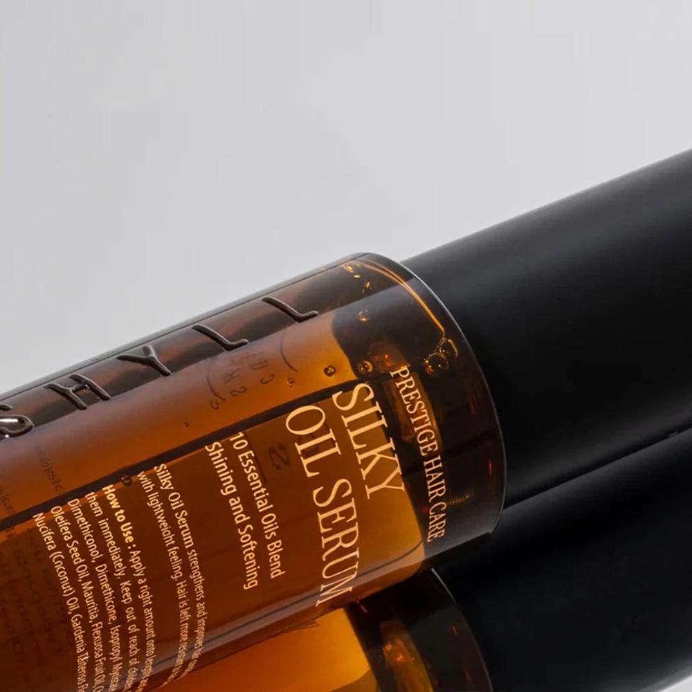 CURLY SHYLL Silky Oil Ulei Reparator pentru Par Deteriorat Floral Peach - Hidratare si Stralucire Intensa, 70 ml