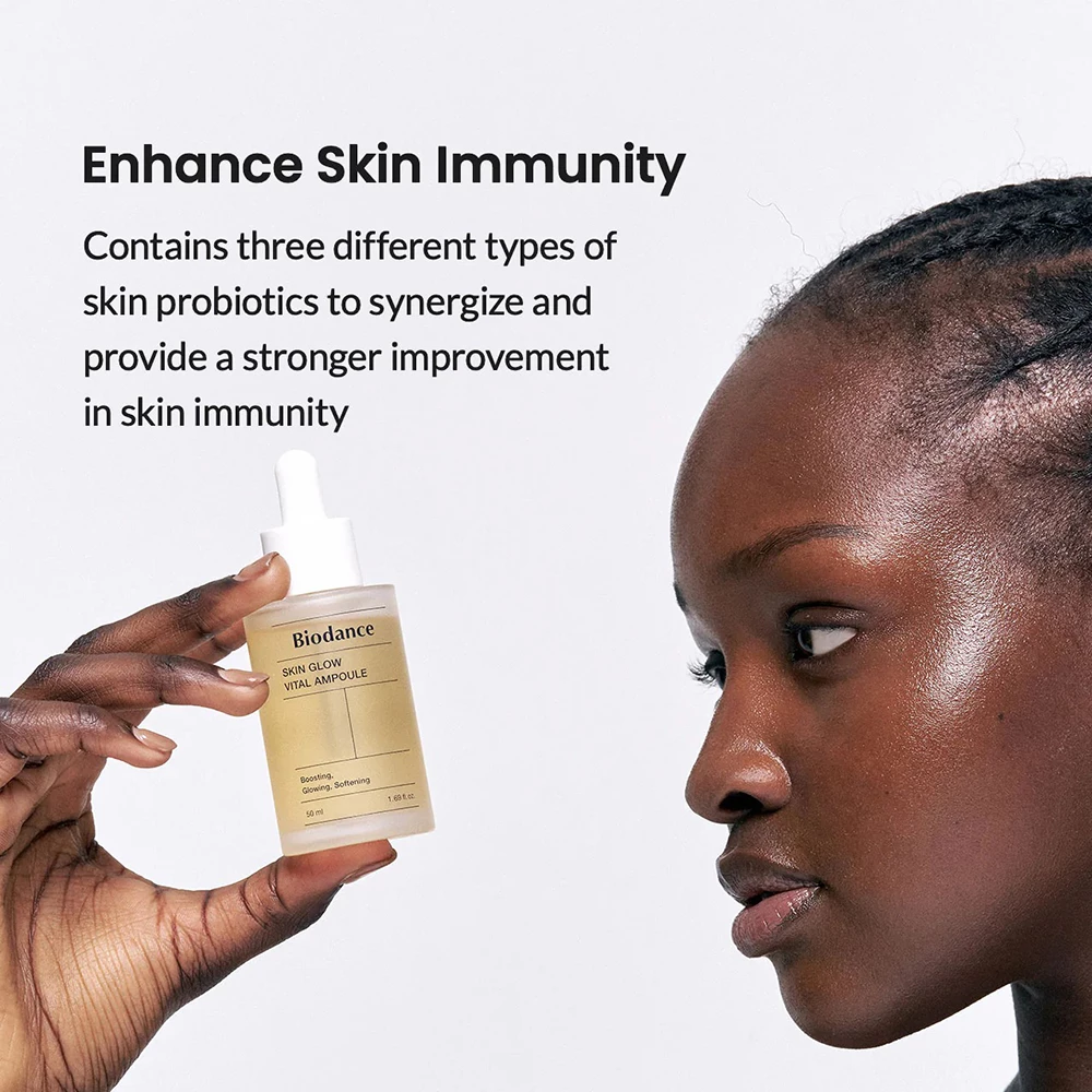 Biodance Skin Glow Ser Iluminator Vital - Probiotice si Acid Hialuronic pentru Hidratare si Stralucire, 50 ml