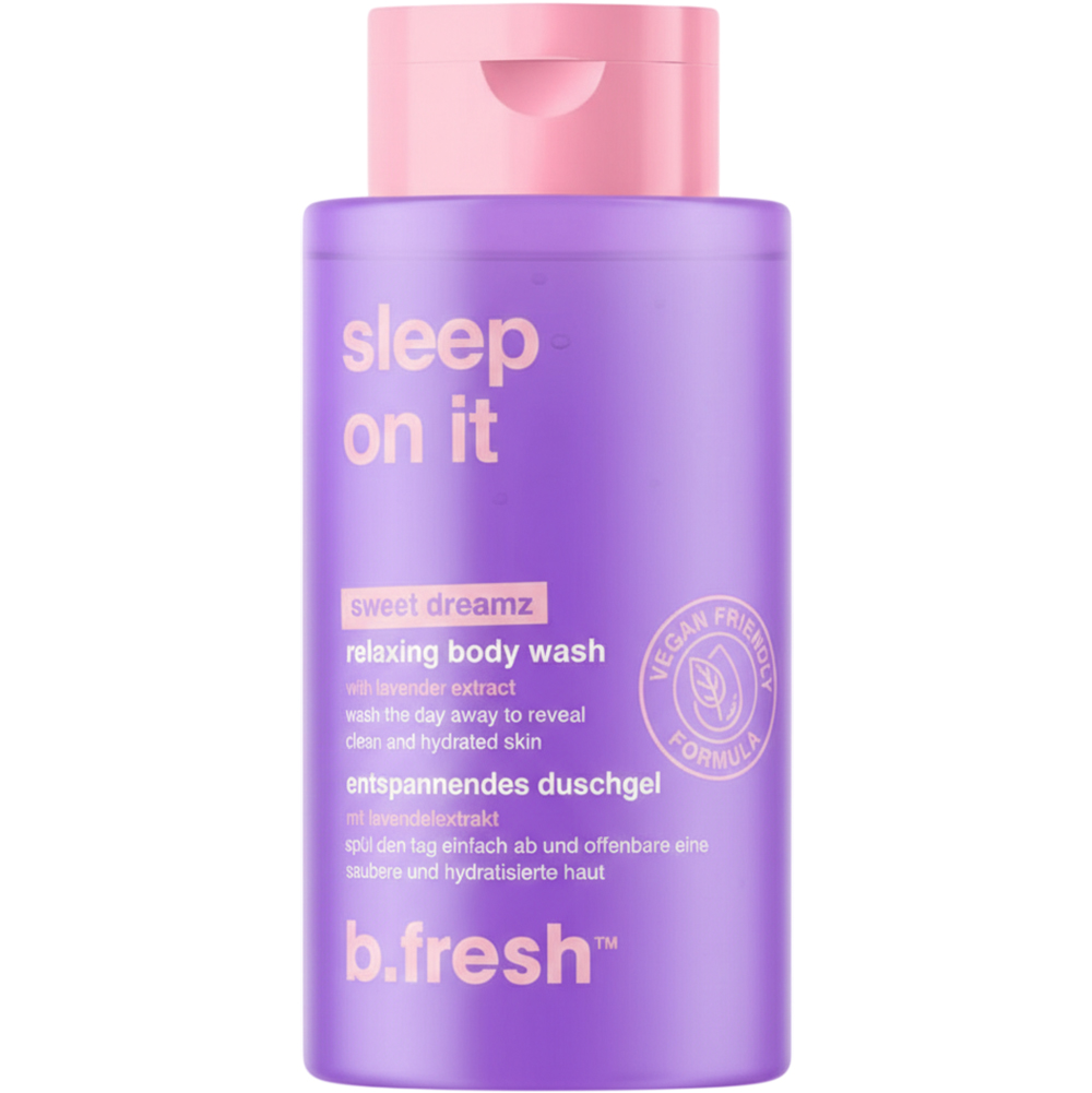 B.fresh Sleep On It Gel de Dus Relaxant cu Lavanda si Vanilie - Calmare si Hidratare cu Acid Hialuronic, 473 ml