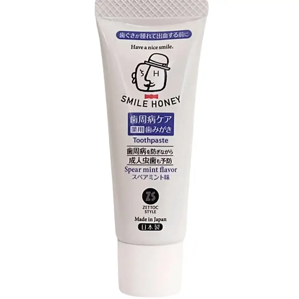 Zettoc Smile Honey Pasta de Dinti Spear Mint - Protectie Gingivala si Anticarie, 20 gr