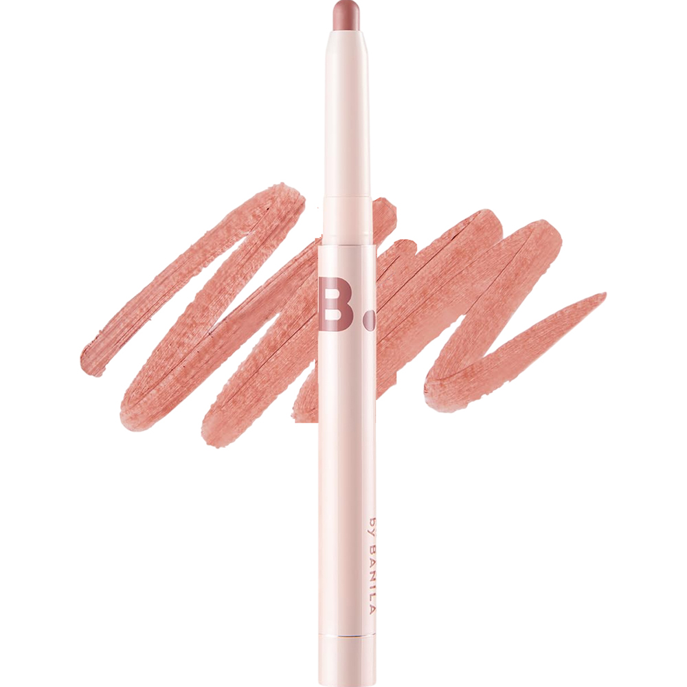 BANILA CO Smudging Lip Pencil, Be02 Nude Beige - Creion contur buze formulat cu silica si mica, care contribuie la conturarea, definirea si colorarea buzelor si la metinerea confortului pe buze