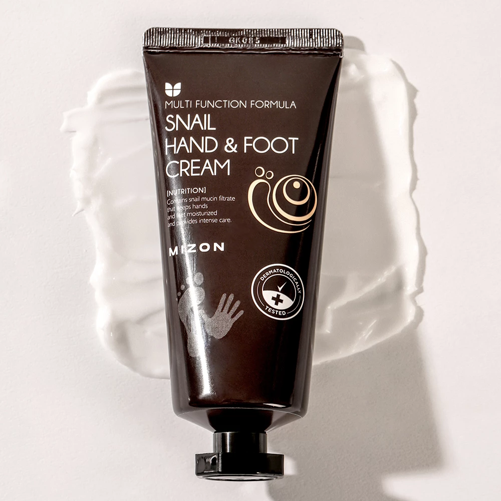 Mizon Snail Care Crema pentru maini si picioare Reparatoare Intensiva - Hidratare si Regenerare cu Extract de Melc, 100 ml