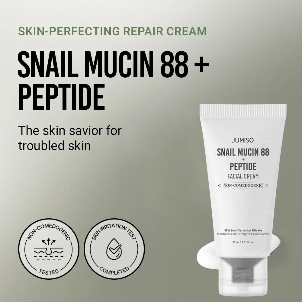 Snail Mucin 88 + Peptide Cream Crema de fata reparatoare 30 ml