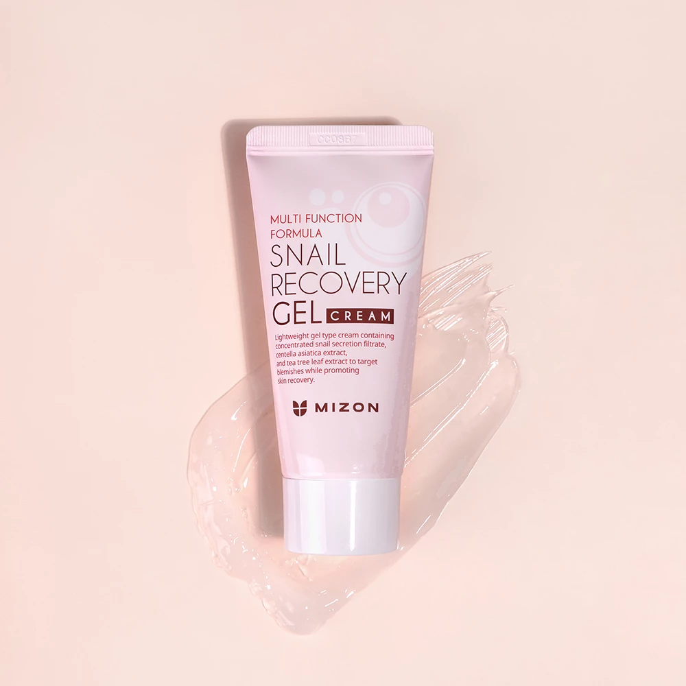 MIZON Snail Recovery Gel Cream Crema-Gel pentru Fata Regeneranta - Hidratare Intensa si Elasticitate cu Extract de Melc, 45 ml