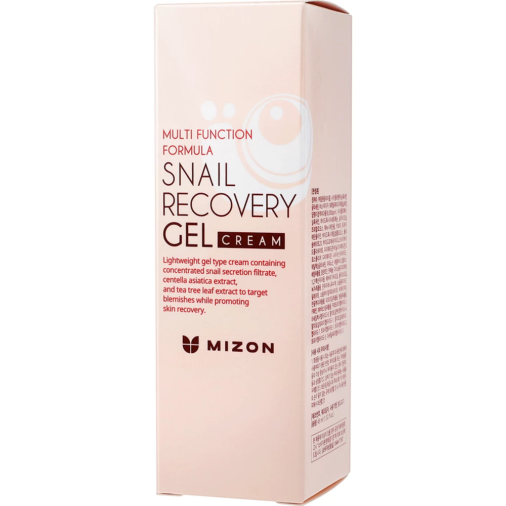 MIZON Snail Recovery Gel Cream Crema-Gel pentru Fata Regeneranta - Hidratare Intensa si Elasticitate cu Extract de Melc, 45 ml