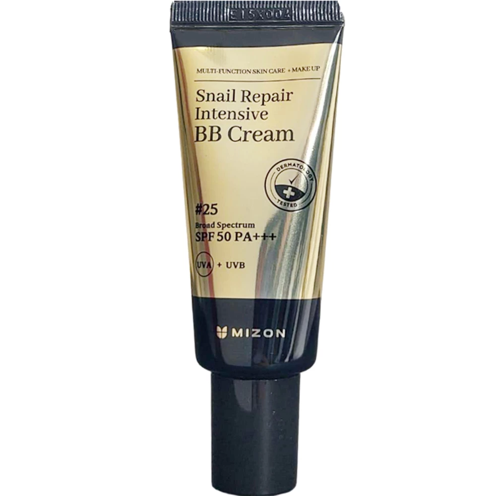 Mizon Snail Repair Intensive BB Cream #25 - Cremă colorantă cu extract de melc și SPF 50+ PA+++ 20 ml