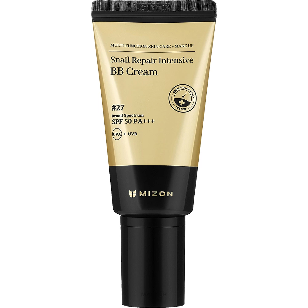 MIZON Snail Repair Crema Coloranta de Fata SPF 50 PA+++ 27 - Hidratare Intensiva si Protectie UV, 50ml