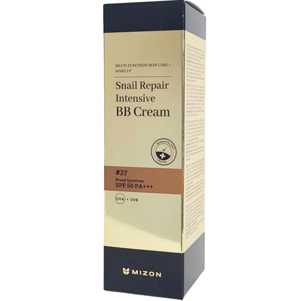 MIZON Snail Repair Crema Coloranta de Fata SPF 50 PA+++ 27 - Hidratare Intensiva si Protectie UV, 50ml