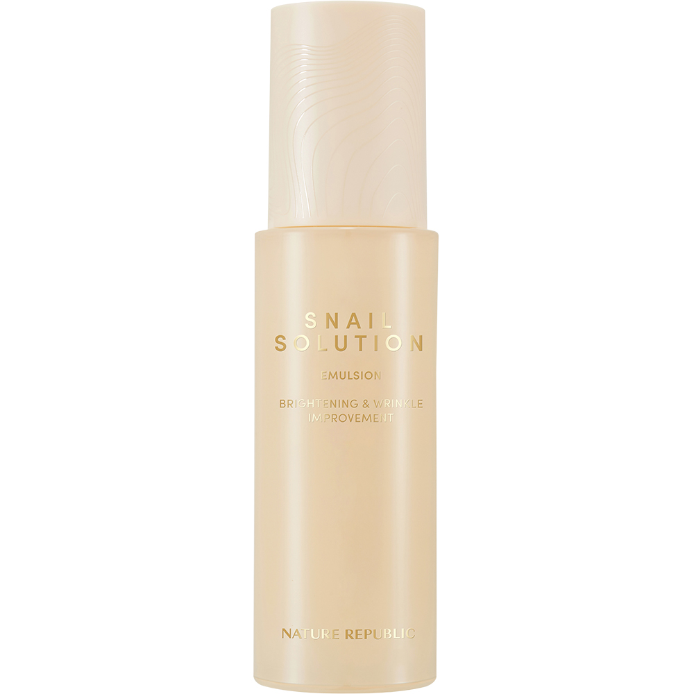 Nature Republic Snail Solution Emulsion – Emulsie de față ultra-hidratantă și regeneratoare cu 76% filtrat de melc, 120 ml