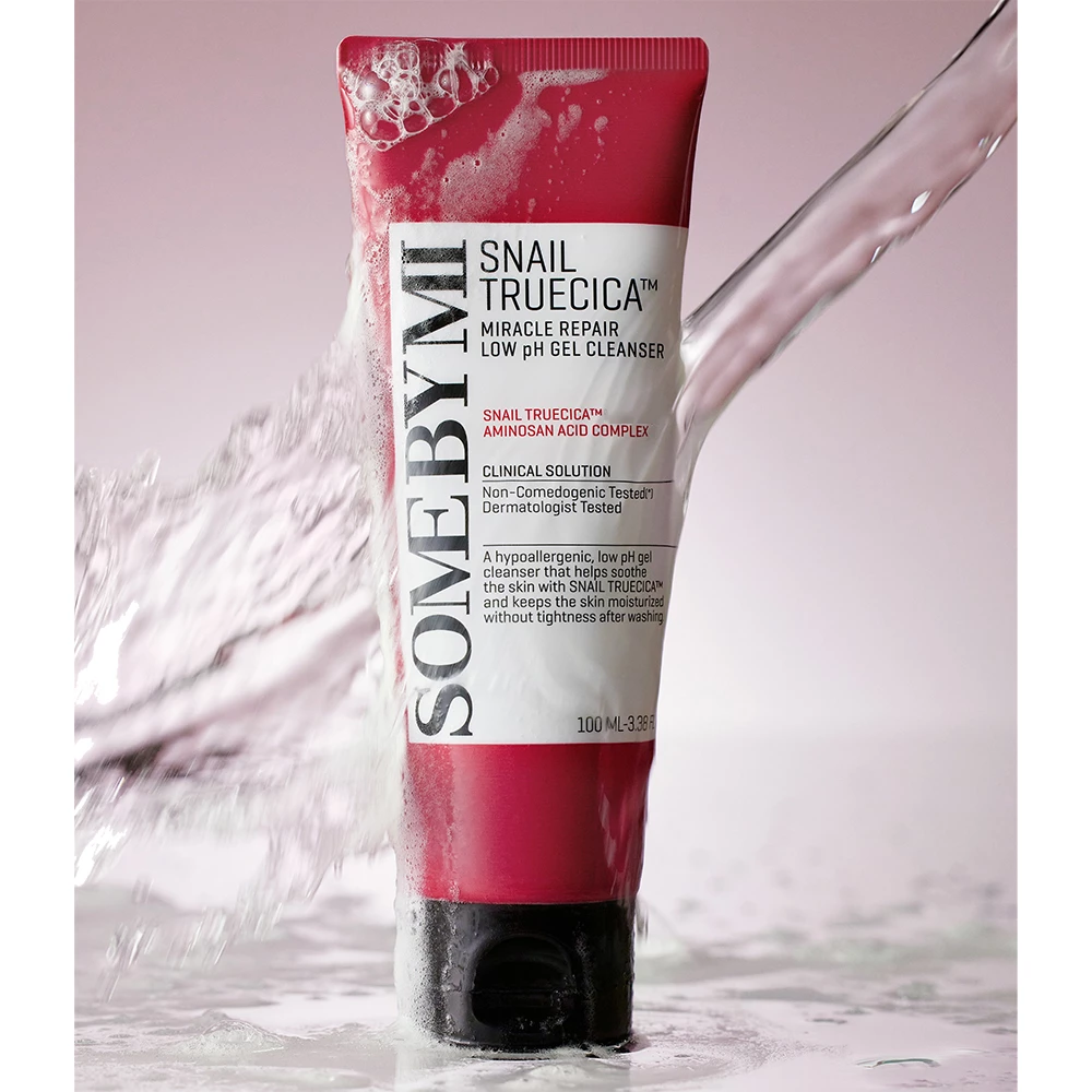 SOME BY MI Snail Truecica Miracle Repair Low ph Gel Cleanser gel - curatare si hidratare si calmare, 100 ml