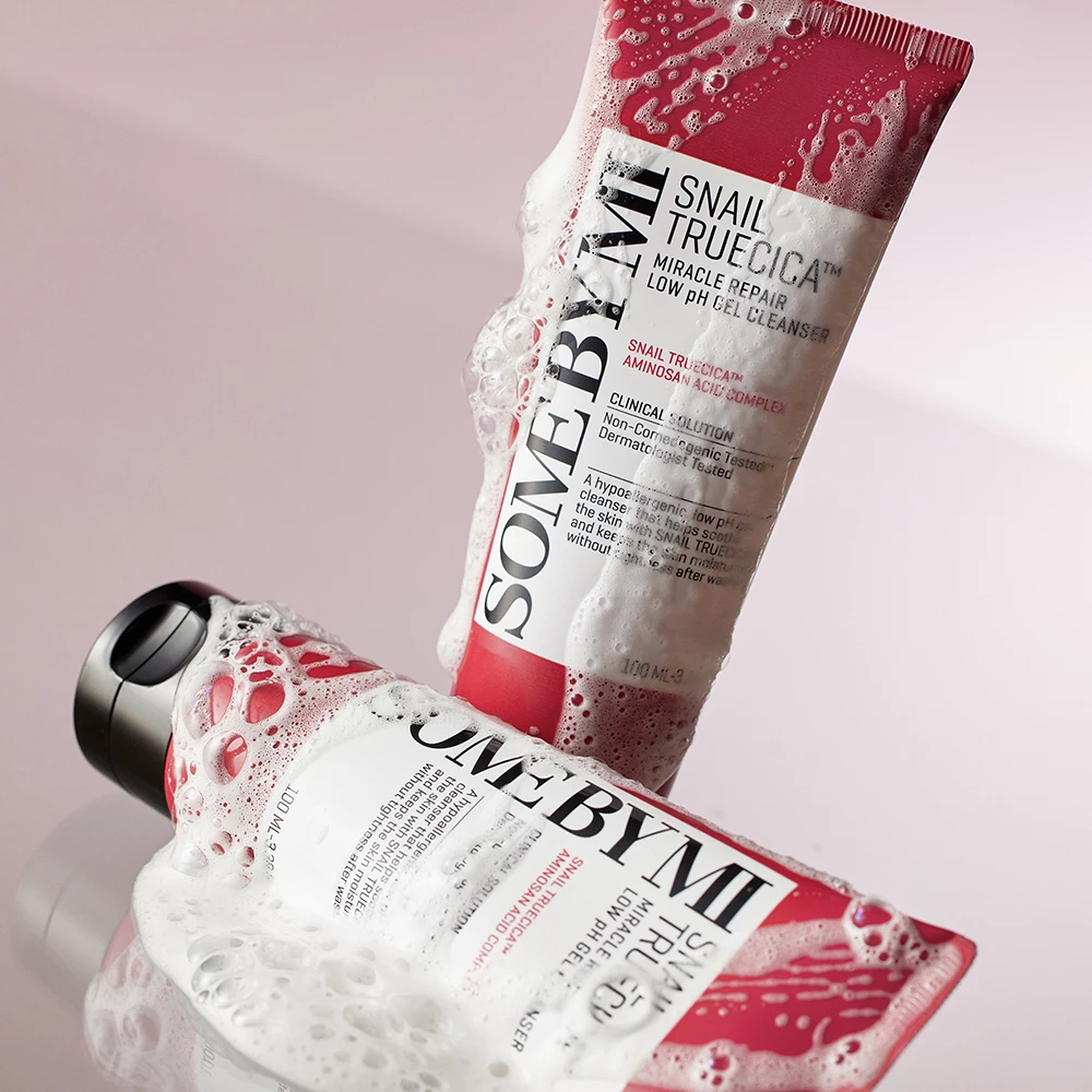 SOME BY MI Snail Truecica Miracle Repair Low ph Gel Cleanser gel - curatare si hidratare si calmare, 100 ml