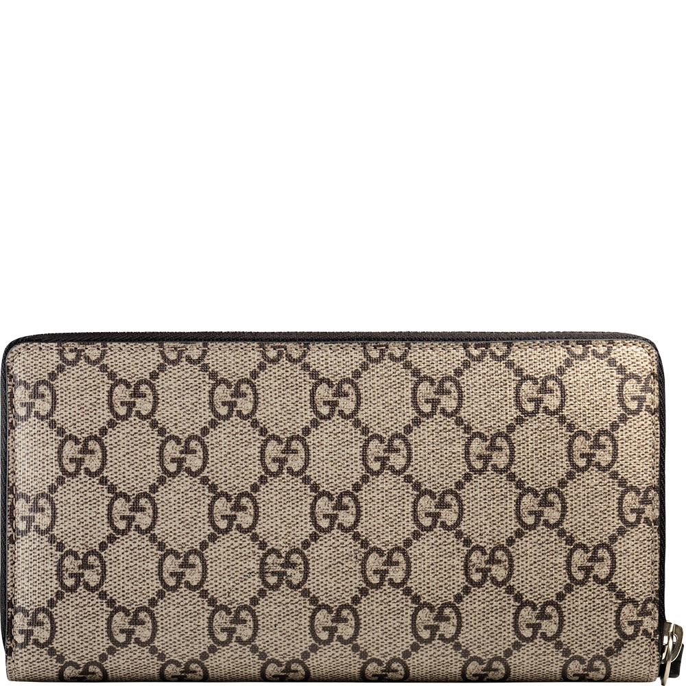 width underwear official GUCCI Snake print gg supreme zip around wallet - Sole - Beauty & Style
