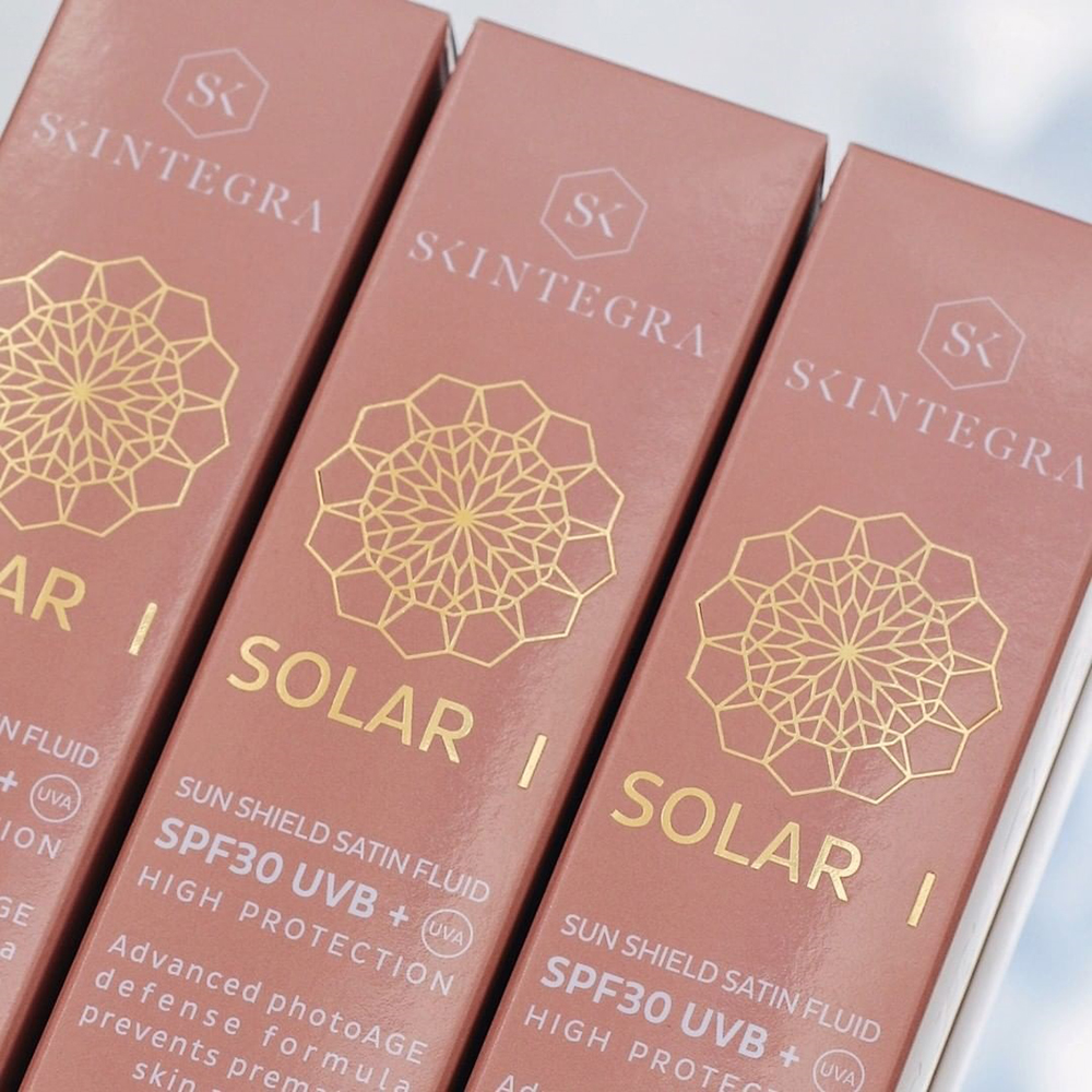 SKINTEGRA Solar I SPF 30, 50 ml - Crema de fata formulata cu Ectoina si extract de ceai verde, care contribuie la protectia solara cu spectru larg (UVA + UVB) si la mentinerea barierei cutanate