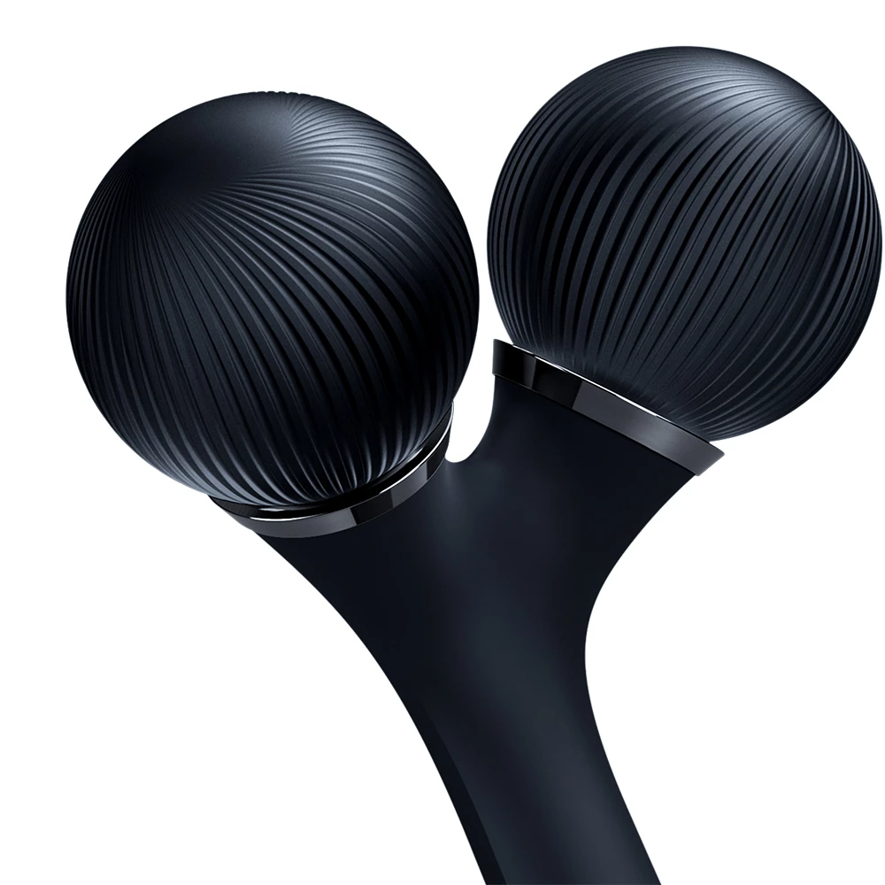 GESKE SmartAppGuided Rola pentru Masaj Facial si Corporal Negru - Tonifiere, Fermitate si Stralucire, 4 in 1