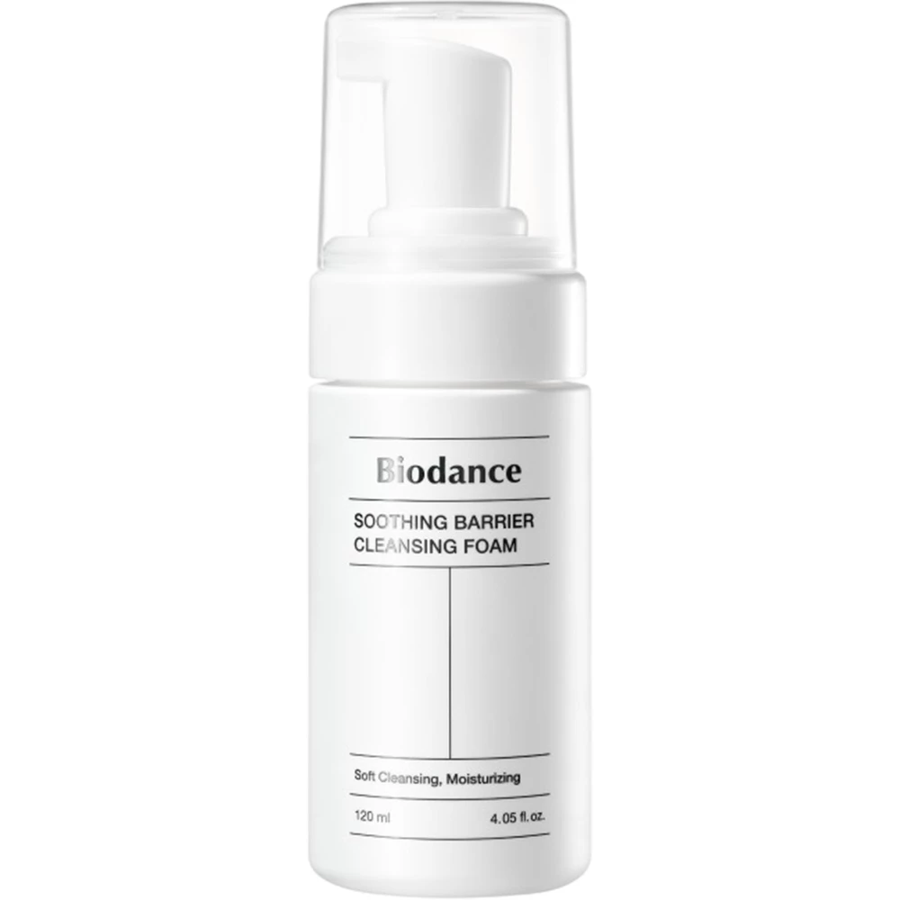 BIODANCE Soothing Barrier Spuma de curatare pentru fata 120 ml - Curatare blanda si hidratare intensa cu mucina vegetala, 120 ml