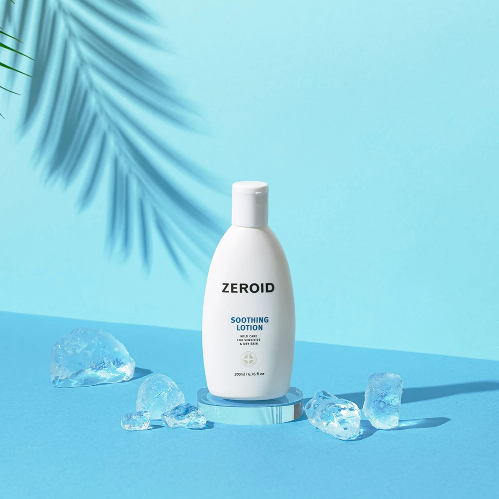 Zeroid Soothing Lotion | Lotiune Calmanta pentru Piele Sensibila, Hidratare Avansata, 200 ml