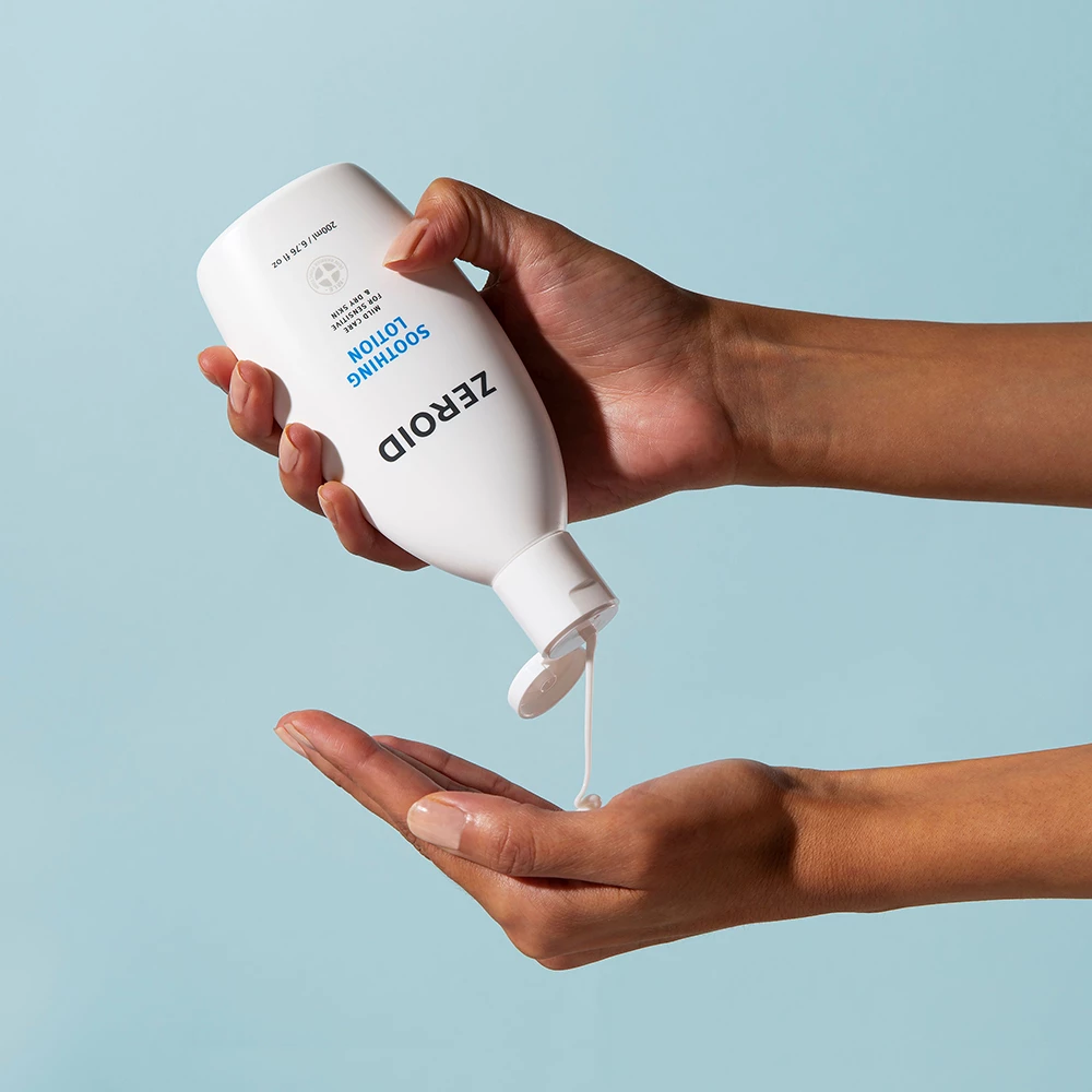 Zeroid Soothing Lotion | Lotiune Calmanta pentru Piele Sensibila, Hidratare Avansata, 200 ml