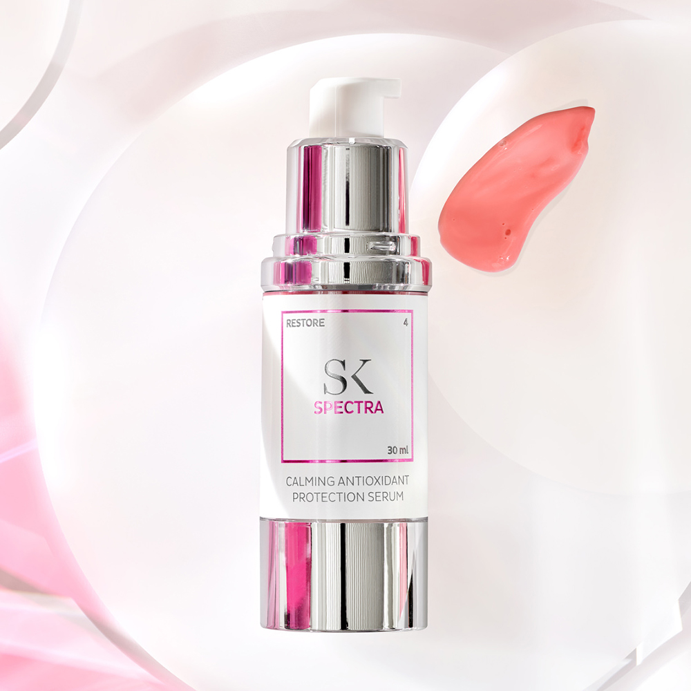 SKINTEGRA Spectra, 30 ml - Ser de fata formulat cu pantenol si resveratrol, care contribuie la sprijinul zilnic al pielii si la protectia antioxidanta usoara a pielii afectate, deteriorate, care prezinta iritatii, roseata si procese inflamatorii