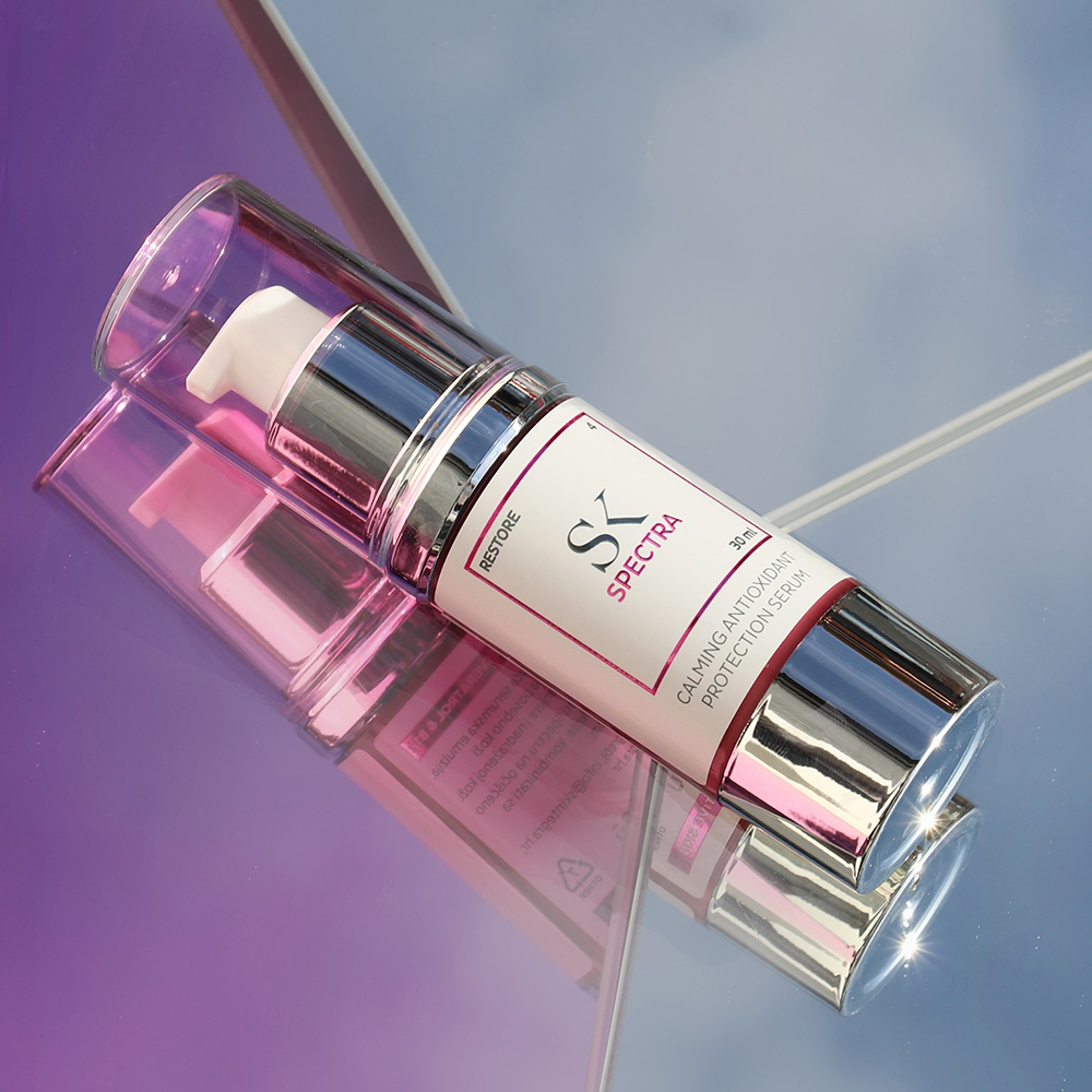 SKINTEGRA Spectra, 30 ml - Ser de fata formulat cu pantenol si resveratrol, care contribuie la sprijinul zilnic al pielii si la protectia antioxidanta usoara a pielii afectate, deteriorate, care prezinta iritatii, roseata si procese inflamatorii