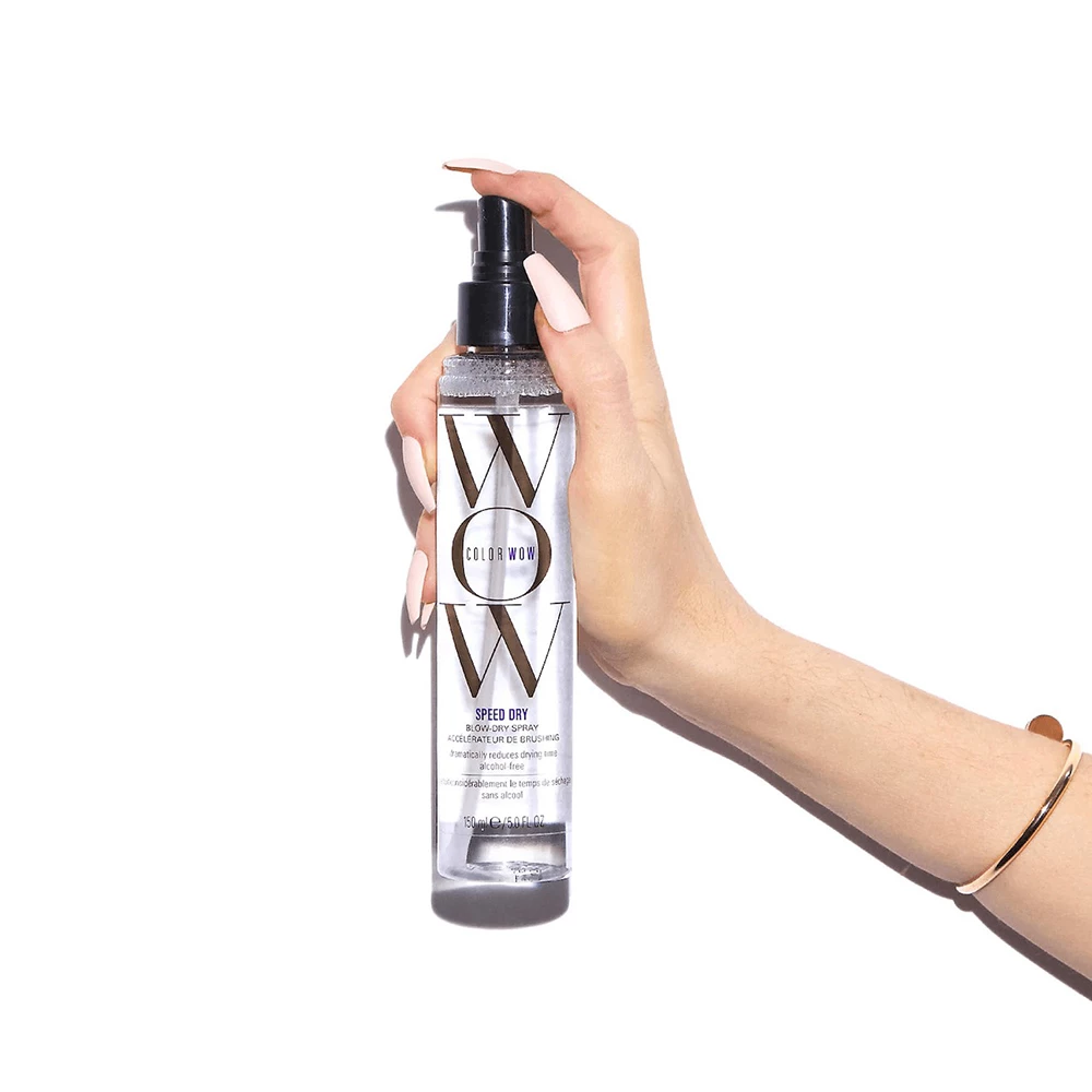 COLOR WOW Speed Dry spray pentru uscarea rapida a parului 150 ml - protectie termica si hidratare intensa, 150 ml