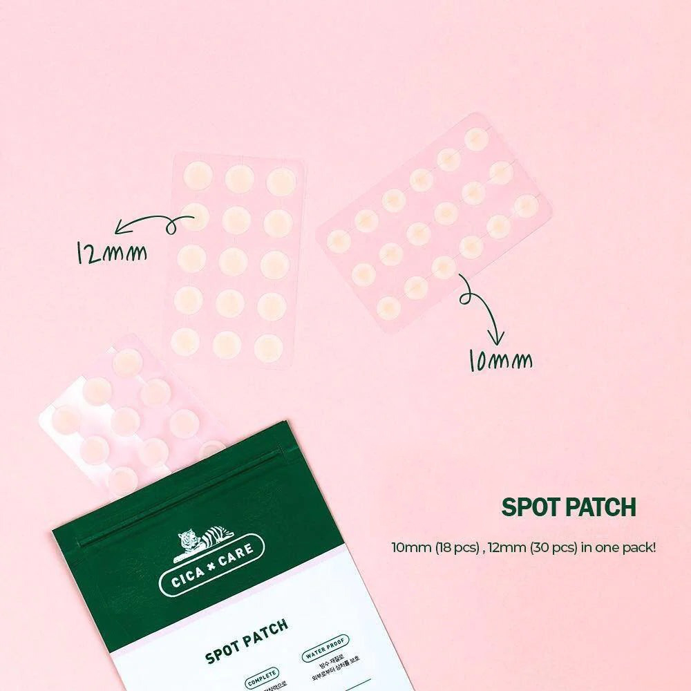 VT Cosmetics Cica Spot Patch – Plasturi pentru Acnee, 48 buc | K-beauty