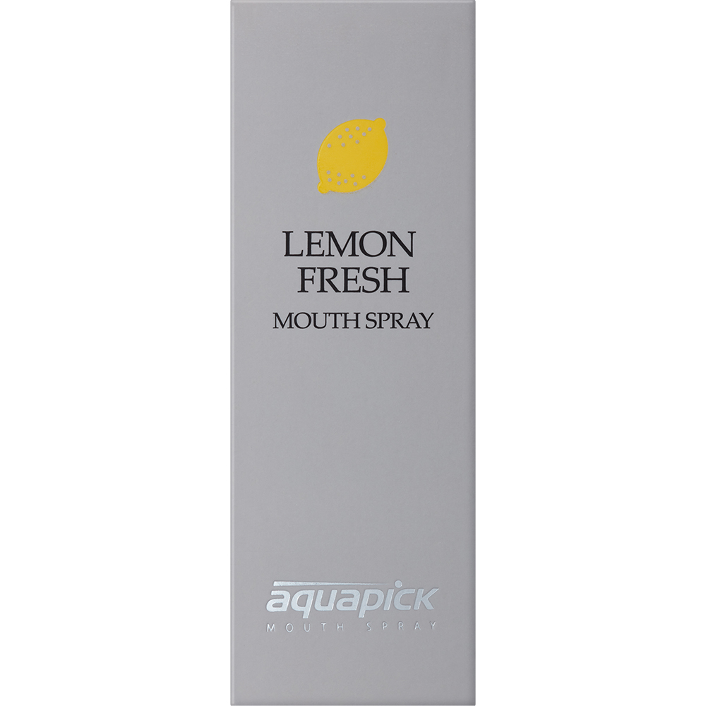 Aquapick Spray de Gură Lemon Fresh AQ-40 – Spray Răcoritor cu Aromă de Lămâie