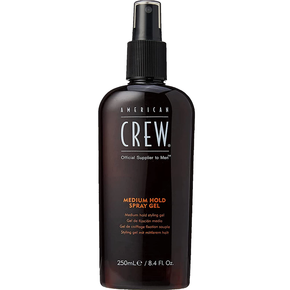 American Crew Spray Gel – Fixativ Gel pentru Fixare Medie, Bărbați, 250 ml | Styling Profesional