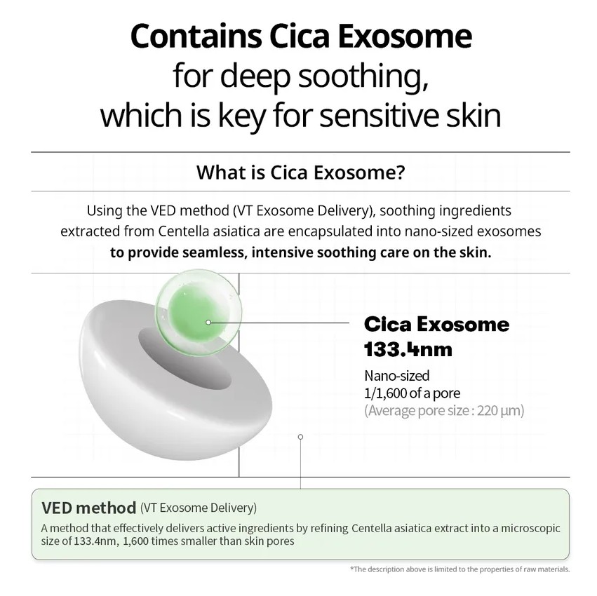 VT COSMETICS Squalane cica Exosome S4 Moisture Ampoule ser de fata - hidratare si calmare, 30 ml