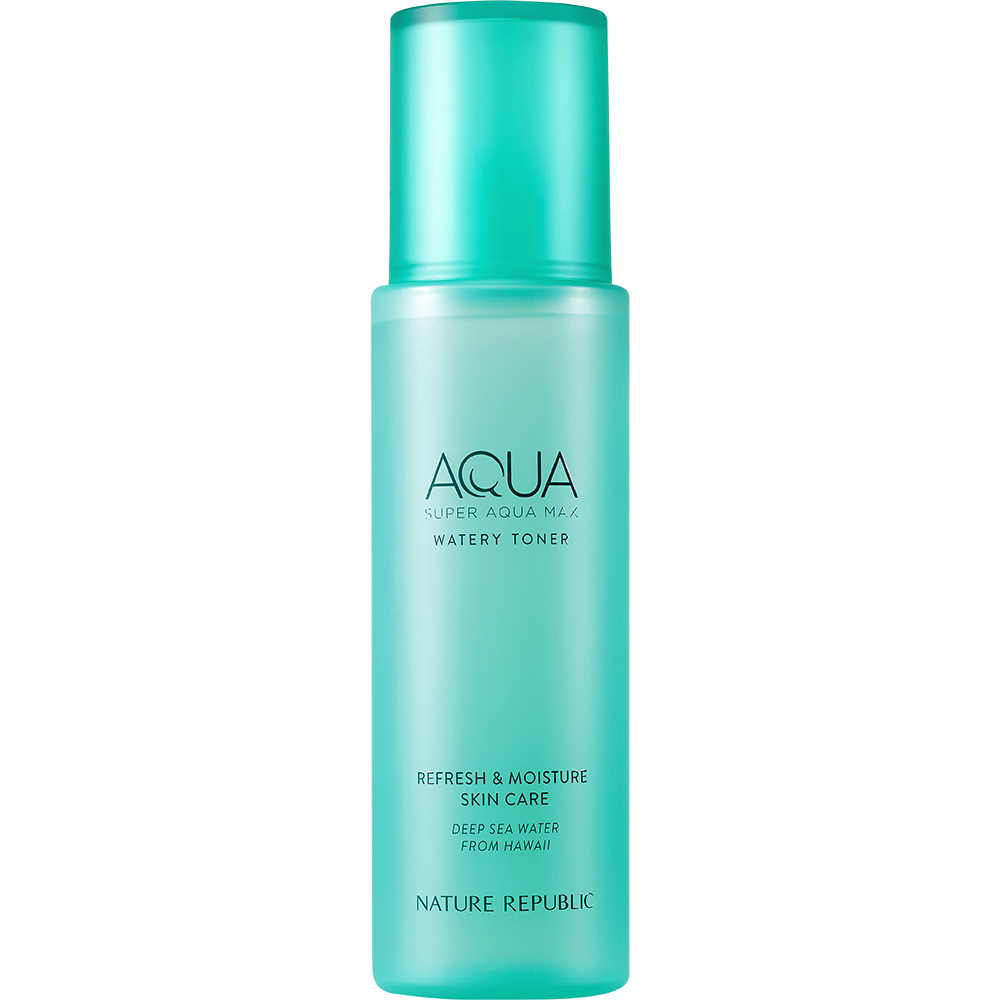 Nature Republic Super Aqua Max Watery Toner – Toner Hidratant & Revitalizant cu Apă de Ocean (150 ml)