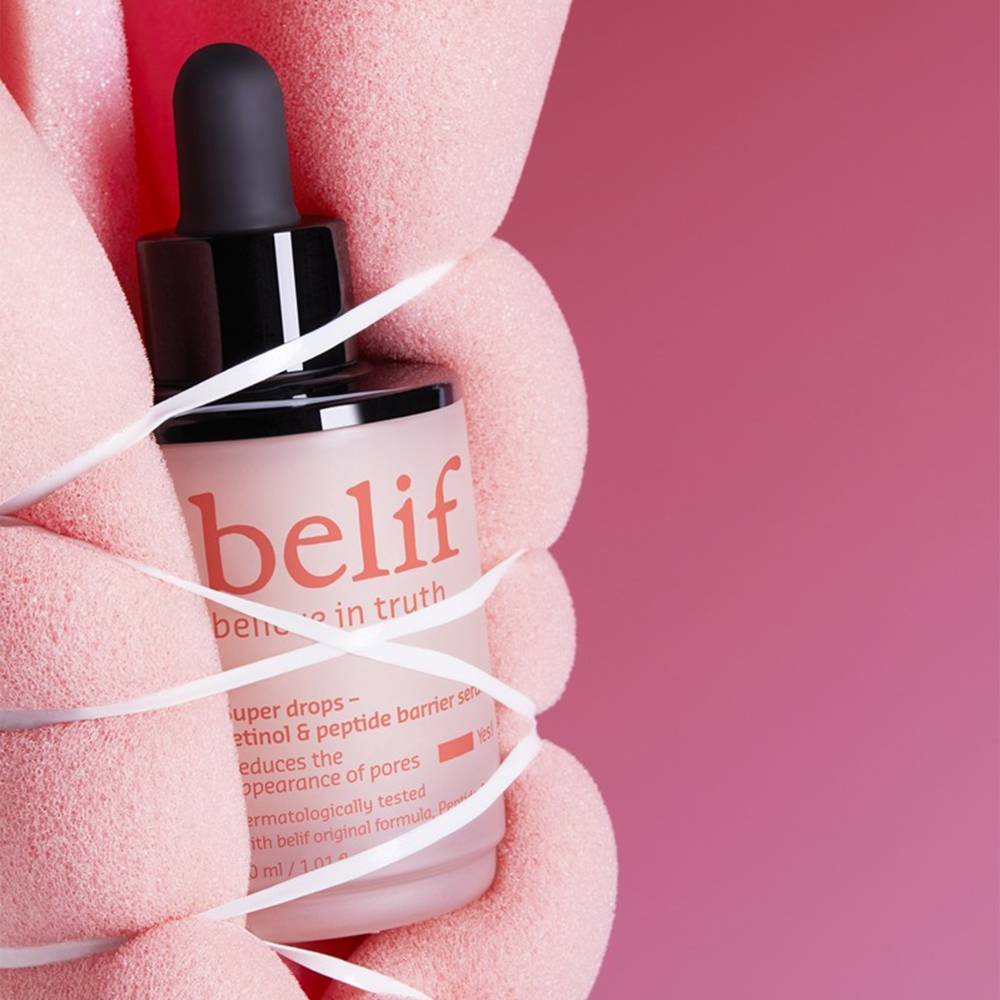 BELIF Super Drops Ser de fata cu peptide pentru fermitate - Fermitate si hidratare intensa, 30 ml