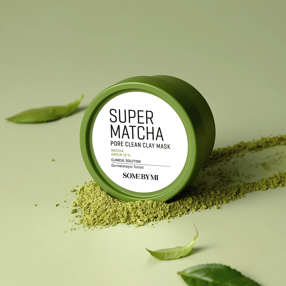 SOME BY MI Super Matcha Pore Clean Clay Mask masca de fata - curatare si calmare si intarire, 100 gr