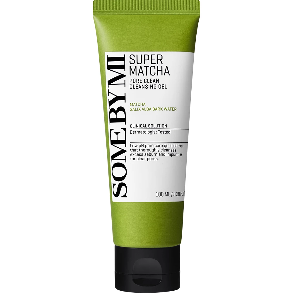 SOME BY MI Super Matcha Pore Clean Cleansing Gel Gel de curatare - curatare si control sebum si exfoliere, 100 ml