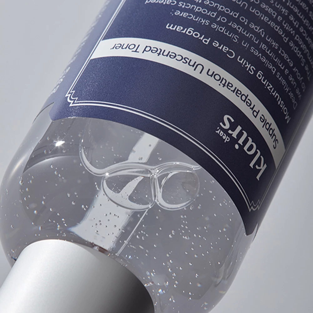 Dear Klairs Supple Preparation Toner facial fara parfum - Toner hidratant calmant cu acid hialuronic si Centella Asiatica, 180 ml